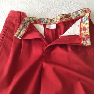 Liz Claiborne red shorts NWOT